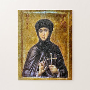 Theodosie des Reifenorthodoxen Christlichen Symbol Puzzle