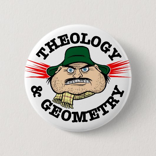 Theologie u. Geometrie Button (Vorderseite)