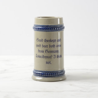 Theologie und Bier… Bierglas