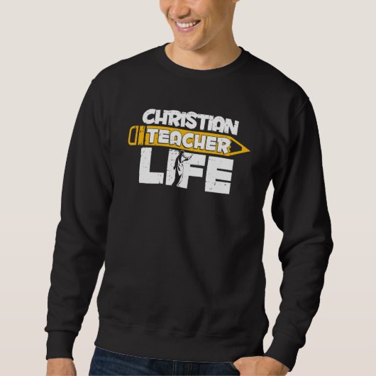 Theology Bible Study Christianity Christian Teach Sweatshirt (Vorderseite)