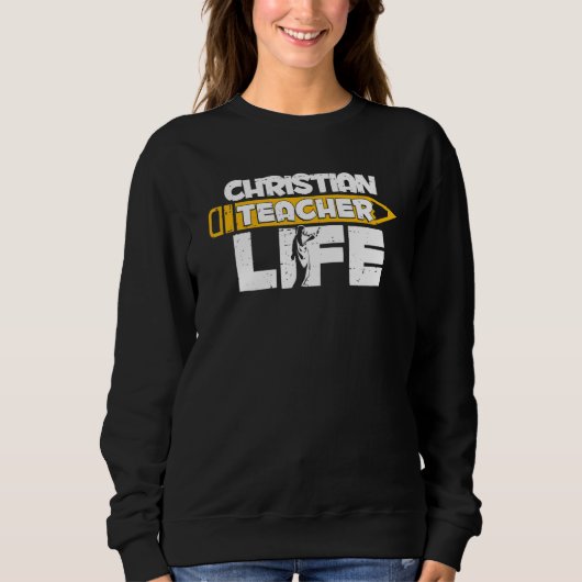 Theology Bible Study  Christianity Christian Teach Sweatshirt (Vorderseite)