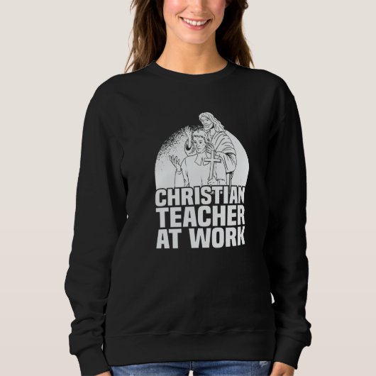 Theology Bible Study Christianity Christian Teach Sweatshirt (Vorderseite)