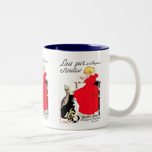 Théophile Alexandre Steinlen Zweifarbige Tasse (Rechts)