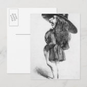 Theophile Gautier Postkarte (Vorne/Hinten)