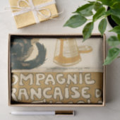 Théophile Steinlen Compagnie Française Chocolate Seidenpapier (Geschenk)