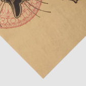 Théophile Steinlen Le Chat Noir Decoupage Seidenpapier (Detail)