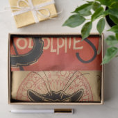 Théophile Steinlen Le Chat Noir Decoupage Seidenpapier (Geschenk)