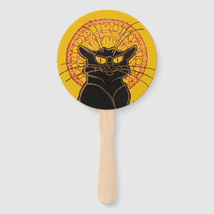 Theophile Steinlen - Le Chat Noir Vintag Fächer