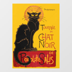 Theophile Steinlen - Le Chat Noir Vintag Fensteraufkleber