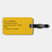 Theophile Steinlen - Le Chat Noir Vintag Gepäckanhänger (Rückseite horizontal)