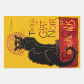 Theophile Steinlen - Le Chat Noir Vintag Geschenkpapier Set (Vorderseite 2)