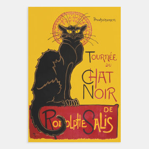 Theophile Steinlen - Le Chat Noir Vintag Geschenkpapier Set