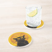 Theophile Steinlen - Le Chat Noir Vintag Getränkeuntersetzer (Seite)