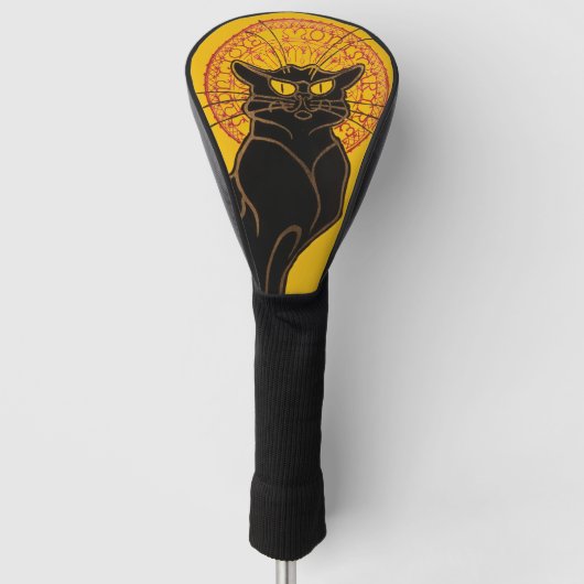 Theophile Steinlen - Le Chat Noir Vintag Golf Headcover (Vorderseite)