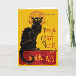 Theophile Steinlen - Le Chat Noir Vintag Karte