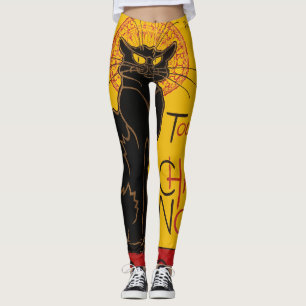 Theophile Steinlen - Le Chat Noir Vintag Leggings