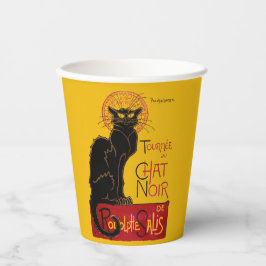 Theophile Steinlen - Le Chat Noir Vintag Pappbecher