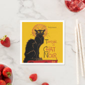 Theophile Steinlen - Le Chat Noir Vintag Serviette (Beispiel)