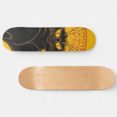 Theophile Steinlen - Le Chat Noir Vintag Skateboard (Horizontal)