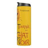 Theophile Steinlen - Le Chat Noir Vintag Thermosbecher (Nach rechts gedreht)