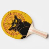 Theophile Steinlen - Le Chat Noir Vintag Tischtennis Schläger (Seitenansicht)