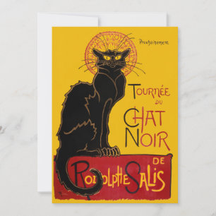 Theophile Steinlen - Le Chat Noir Vintage Dankeskarte