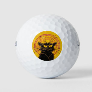Theophile Steinlen - Le Chat Noir Vintage Golfball