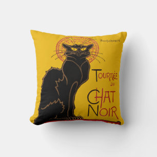 Theophile Steinlen - Le Chat Noir Vintage Kissen