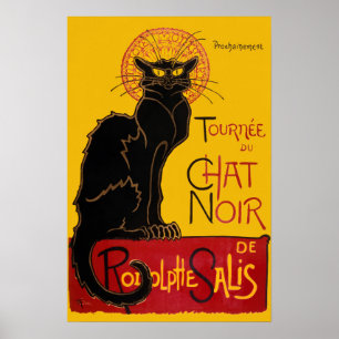 Theophile Steinlen - Le Chat Noir Vintage Poster