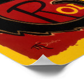 Theophile Steinlen - Le Chat Noir Vintage Poster (Ecke)