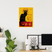Theophile Steinlen - Le Chat Noir Vintage Poster (Heimbüro)