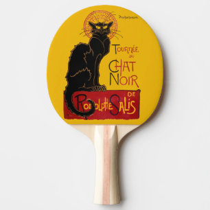 Theophile Steinlen - Le Chat Noir Vintage Tischtennis Schläger