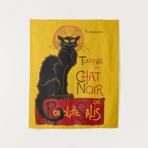 Theophile Steinlen - Le Chat Noir Vintage Wandteppich