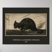 Théophile Steinlen, schwarze Katze, die sich den R Poster (Vorne)