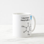 Theophyllin-Template-Tasse Kaffeetasse (VorderseiteRechts)