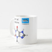 theophylline Template Tasse Kugel und Stick (Vorderseite Links)