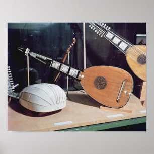 Theorbo, 1637 poster