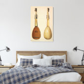 Theorbo, erstellt von Giovanni Krebar, Padua, 1629 Leinwanddruck (Insitu (Schlafzimmer))