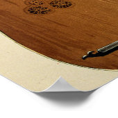 Theorbo, erstellt von Giovanni Krebar, Padua, 1629 Poster (Ecke)