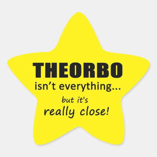Theorbo ist nicht alles Star Sticker (Vorderseite)