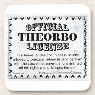 Theorbo License Untersetzer