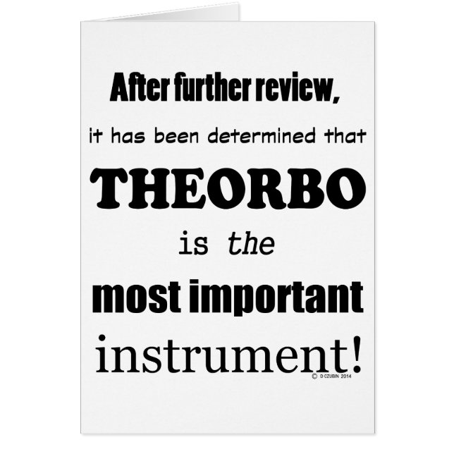 Theorbo wichtigstes Instrument (Vorne)