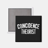 Theoretiker der Zufälle - Kühlschrank Magnet (Vorderseite/Rückseite)