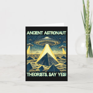 Theoretiker des alten Astronauten, sagen ja - Auße Karte