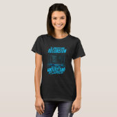 Theoretischer Informatiker Rekursion T-Shirt (Vorne ganz)