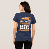 Theoretischer T - Shirt des Schmetterlingseffekts (Rückseite voll)