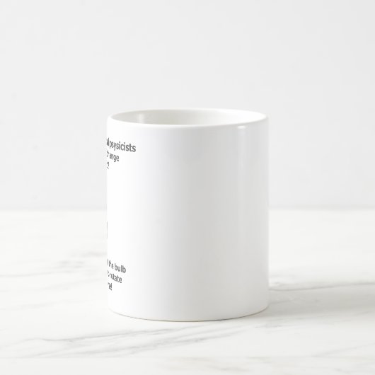theoretisches psysicists Wissenschaft Kaffeetasse (Mittel)