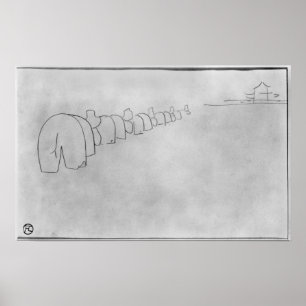 Theorie der Elefanten, 1896 Poster