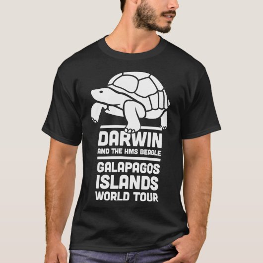 Theorie der Evolution Atheismus Charles Darwin T-Shirt (Vorderseite)