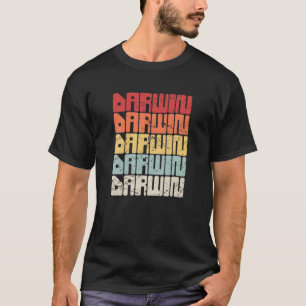 Theorie der Evolution / Retro Vintager Atheismus T-Shirt